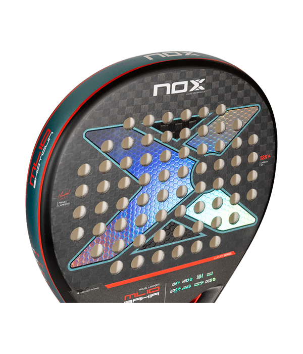 Pala de pádel NOX Luxury ML10 Bahia 12K 2024