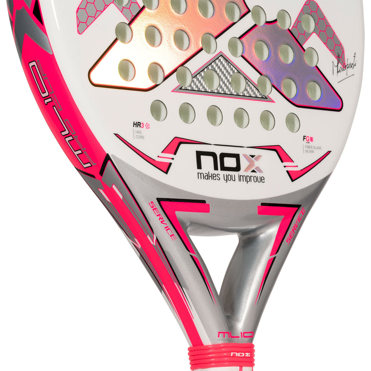 Pala de pádel NOX ML10 Pro Cup Corp Plata 2023