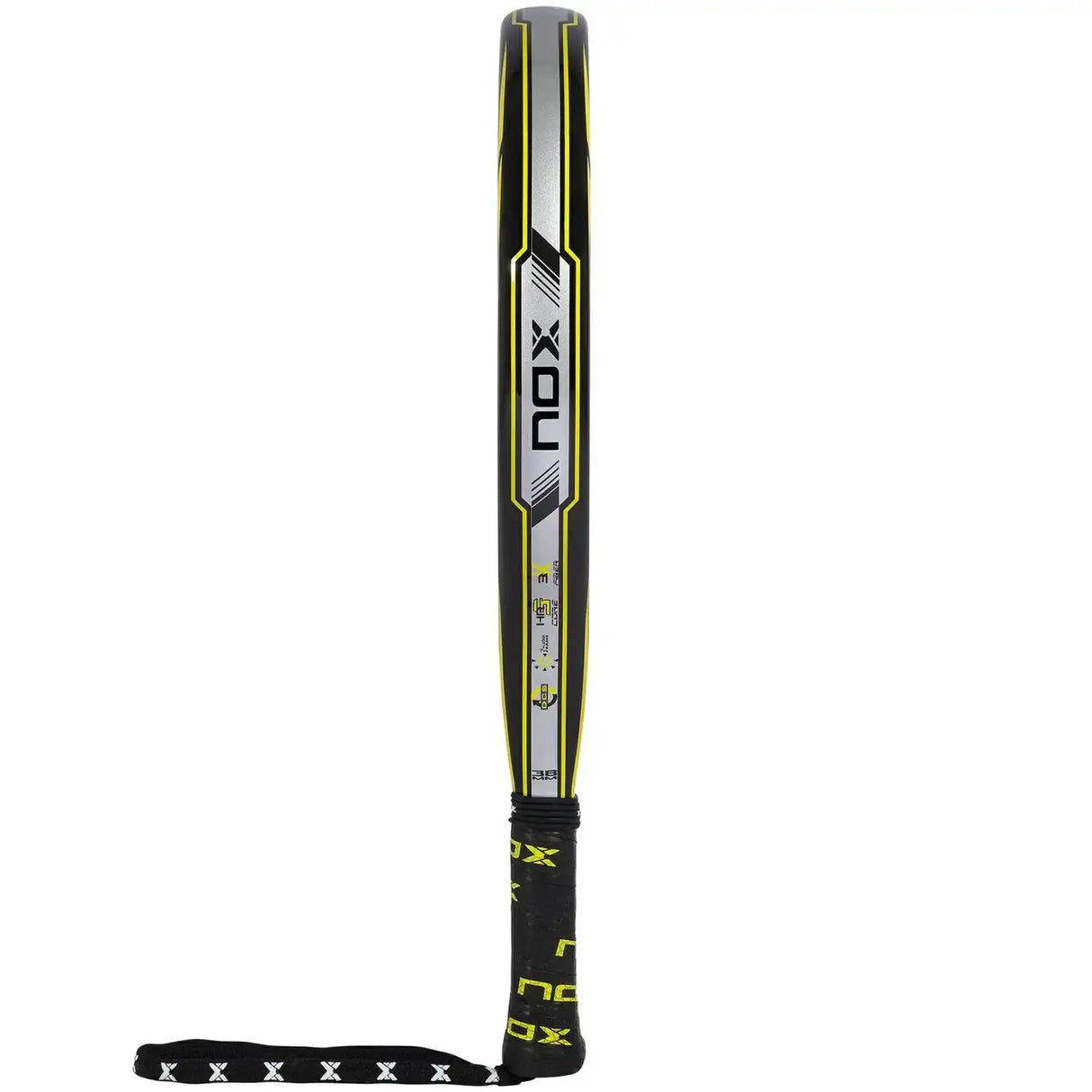 Pala de pádel Nox X-one amarilla y verde