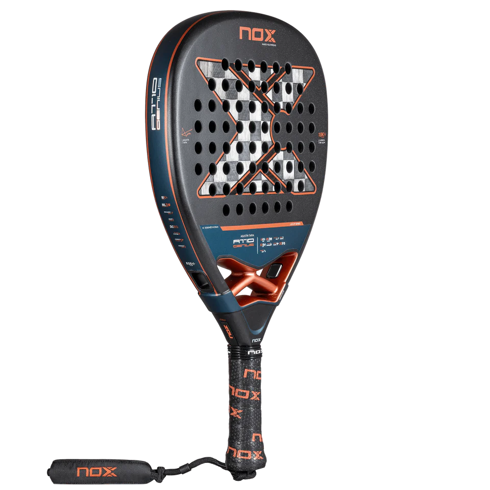 NOX AT10 GENIUS Attack 18K Alum 2025 by AGUSTIN TAPIA Padel Racket