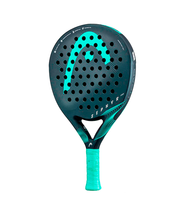 HEAD Zephyr Pro Negro/Verde 2023 Padel Racket
