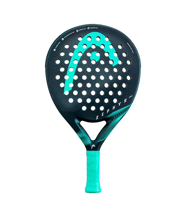 HEAD Zephyr Pro Negro/Verde 2023 Padel Racket