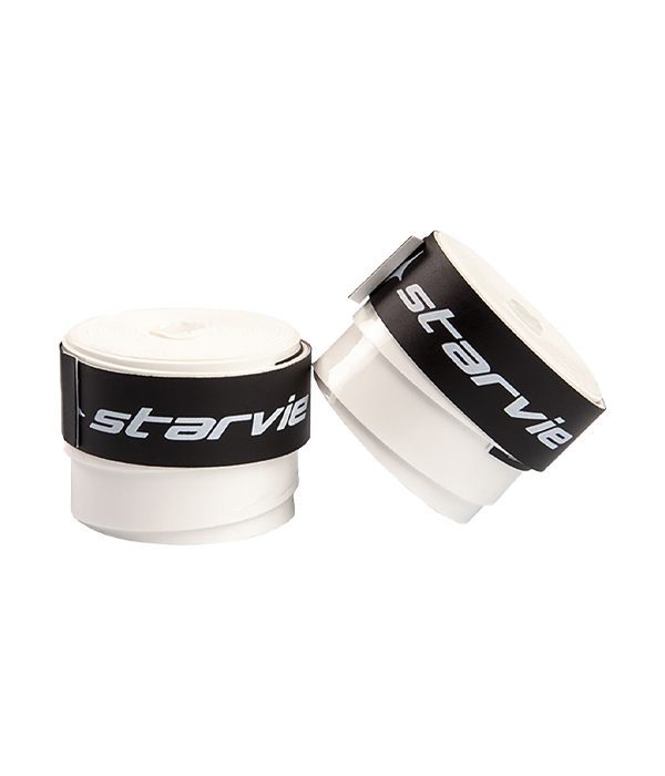 Sobregrip para tambor Starvie, tacto pegajoso, liso, blanco (25 unidades)