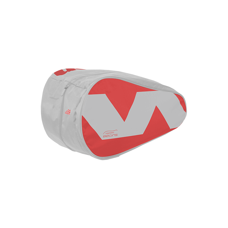 Varlion Ergonomic Begins Gris/rojo Padel Bag