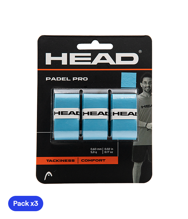 Overgrip Head Padel Pro (Pack x 3) Blue