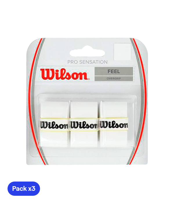 Wilson Feel Overgrip (x3 pack) White