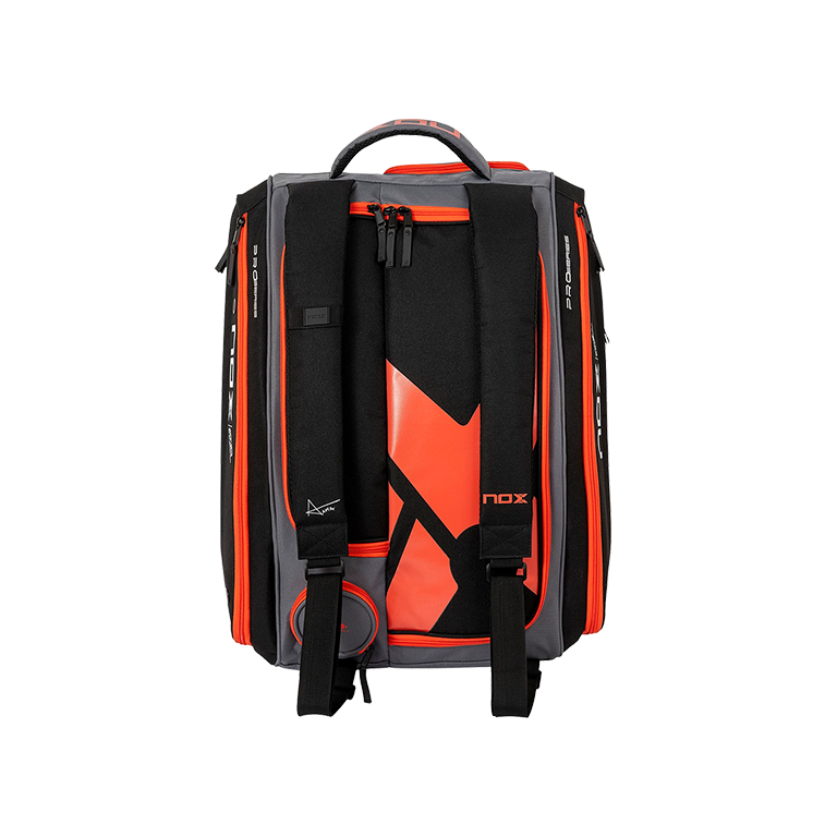 NOX AT10 Competition XL Compact Gris/Naranja 2023 Agustín Tapia Padel Bag