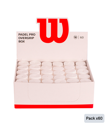 Wilson Smooth Padel Drum Overgrips (60 units)