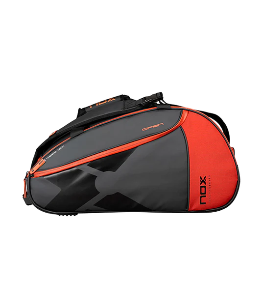 NOX Luxury Open Series Black/Red 2024 padel racket bag