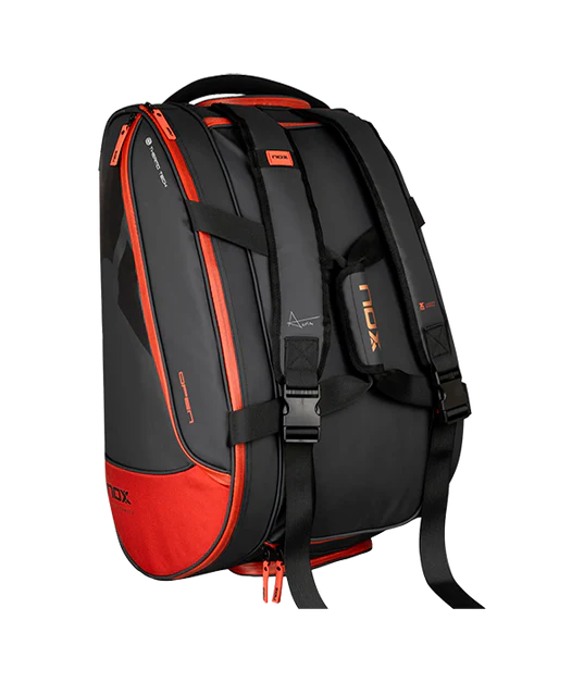 NOX Luxury Open Series Black/Red 2024 padel racket bag